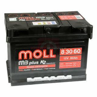 Akumulator Moll 60Ah 550A M3plus