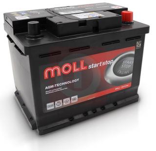 Akumulator Moll 60Ah 640A AGM Start Stop