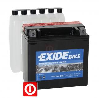 Akumulator motocyklowy Exide YTX14L-BS 12Ah 200A