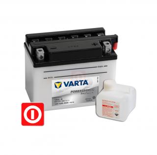 Akumulator Varta + kwas YB4L-B 12V 4Ah 50A
