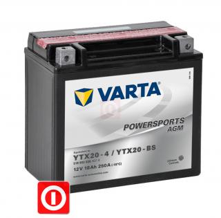 Akumulator VARTA YTX20-BS 18Ah 250A