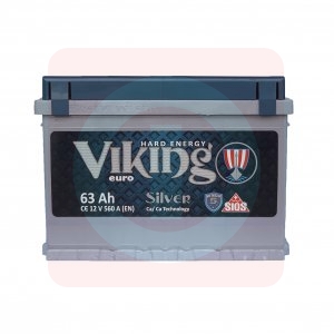 Akumulator Viking Silver 12V 63Ah 610A