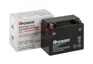 Akumulator Wzmocniony Bpower GEL GTX12 (YTX12-BS)  10Ah 185A