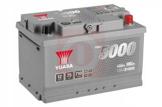 Akumulator YUASA SILVER 75Ah 710A P+ YBX5100 NEW