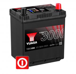 Akumulator YUASA YBX3056 36 Ah 330A P+ HONDA TICO