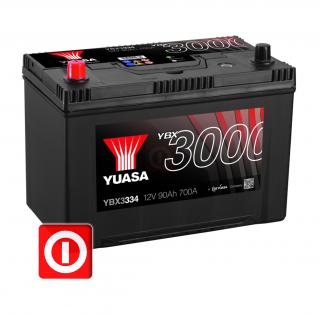 Akumulator YUASA YBX3334 90Ah 700A L+ TOYOTA