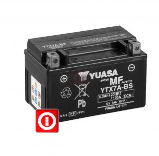 Akumulator Yuasa YTX7A-BS 6.3Ah SKUTER QUAD KYMCO