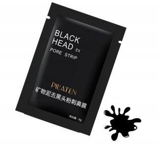 Pilaten Czarna Maska peel-off Black Head Mask - Pore Strip 10szt