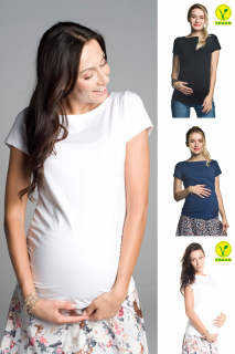 Bluzka ciążowa Basic KR Vegan