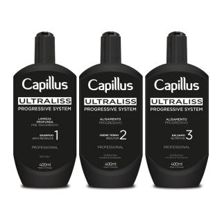 Capillus Ultraliss Nanoplastia Progresywne prostowanie włosów bez formaldehydów Zestaw