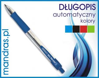 Długopis automatyczny kolory