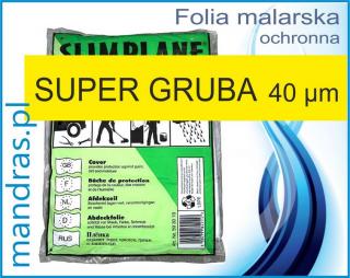 Folia malarska SUPER GRUBA 4x5m
