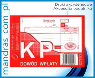 KP DOWÓD WPŁATY 401-5 A6 [dr21]