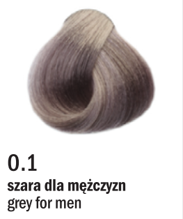 Allwaves Cream Color farba do włosów, koloryzacja trwała, 100 ml Kolor: 0.1 szary dla mężczyzn