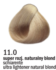 Allwaves Cream Color farba do włosów, koloryzacja trwała, 100 ml Kolor: 11.0 super rozjaśniacz naturalny blond