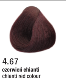 Allwaves Cream Color farba do włosów, koloryzacja trwała, 100 ml Kolor: 4.67 czerwony chianti