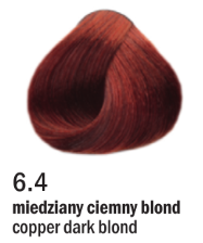 Allwaves Cream Color farba do włosów, koloryzacja trwała, 100 ml Kolor: 6.4 miedziany ciemny blond