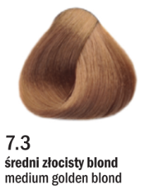 Allwaves Cream Color farba do włosów, koloryzacja trwała, 100 ml Kolor: 7.3 średni złocisty blond