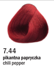 Allwaves Cream Color farba do włosów, koloryzacja trwała, 100 ml Kolor: 7.44 pikantna papryczka