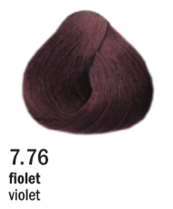 Allwaves Cream Color farba do włosów, koloryzacja trwała, 100 ml Kolor: 7.76 fiolet