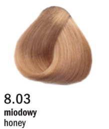 Allwaves Cream Color farba do włosów, koloryzacja trwała, 100 ml Kolor: 8.03 miodowy