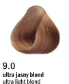 Allwaves Cream Color farba do włosów, koloryzacja trwała, 100 ml Kolor: 9.0 bardzo jasny blond