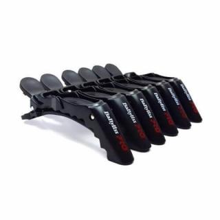 Babyliss PRO Croco Clips M2941E Klipsy fryzjerskie do włosów, krokodylki, 6 sztuk