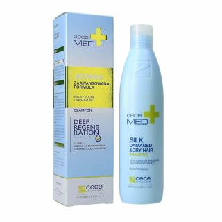 CeCe Med Silk szampon nawilżający z jedwabiem, włosy suche i zniszczone, 300ml