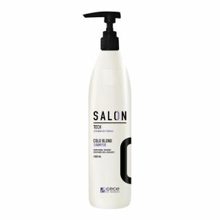 CeCe Salon Tech Cold Blond, szampon do włosów blond, siwych i z pasemkami, 1000ml