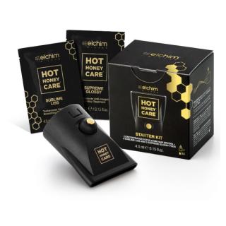 ELCHIM Hot Honey Care - Starter KIt, Kuracja do włosów - koncentrator + 4 kapsułki z olejkiem