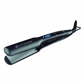GA.MA X-Wide 4D Titanium Prostownica do włosów z wyświetlaczem LCD