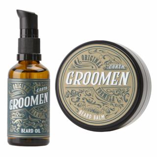 Groomen Earth Zestaw do brody - Olejek 50ml + Balsam 50g