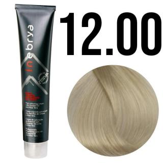 Inebrya farba do włosów, koloryzacja trwała, 100 ml Kolor: 12/00 extra super platin