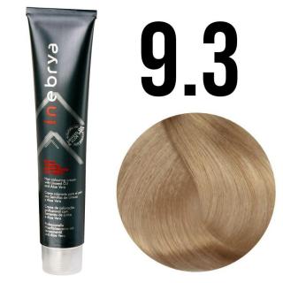 Inebrya farba do włosów, koloryzacja trwała, 100 ml Kolor: 9/3 bardzo jasny blond złoty