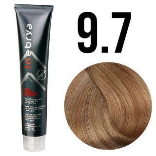 Inebrya farba do włosów, koloryzacja trwała, 100 ml Kolor: 9/7 świetlisty blond brązowy jesion
