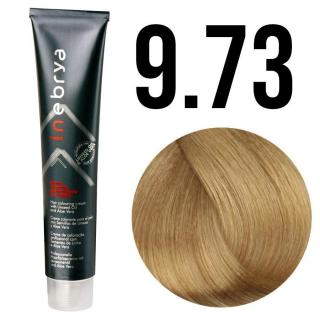 Inebrya farba do włosów, koloryzacja trwała, 100 ml Kolor: 9/73 świetlisty blond złoty brąz