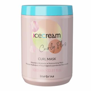 Inebrya Ice Cream Curly Plus maska do włosów kręconych, 1000ml