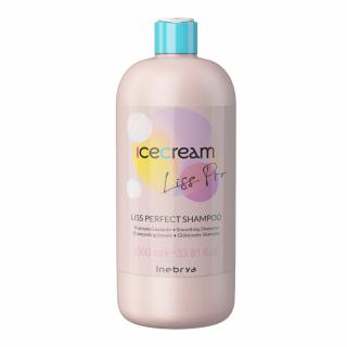 Inebrya Ice Cream Liss Pro, Wygładzający szampon do włosów, 1000ml