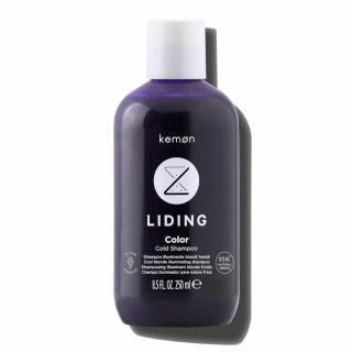 Kemon Liding Color Cold, Szampon rozświetlający do włosów blond, farbowanych lub po dekoloryzacji, 250ml