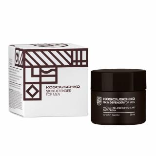 KOSCIUSCHKO Skin Defender for Men Krem ochronny i wzmacniający do twarzy, 50ml