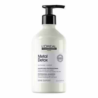 Loreal Professionnel Metal Detox Szampon oczyszczający do włosów rozjaśnianych i farbowanych, 500ml