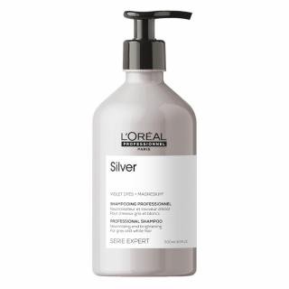 Loreal Professionnel Silver szampon do włosów rozjaśnionych i siwych, neutralizujący żółte odcienie, 500ml