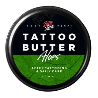 LOVEINK Tattoo Butter Aloes - Masło do pielęgnacji tatuażu, 100ml