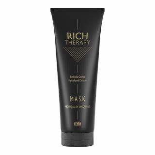 Mila Pro Rich Therapy Odżywcza maska do włosów z keratyną i cząstkami złota, 250ml