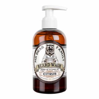 Mr Bear Family Beard Wash Citrus - Szampon do brody, 250ml