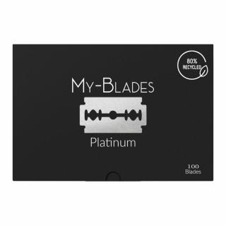 MY-BLADES Double Edge Razor Blades Platinum Żyletki do golenia 100 sztuk