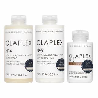 OLAPLEX Zestaw domowy No.4 Szampon + No.5 Odżywka + No.6 Krem do włosów