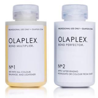 OLAPLEX ZESTAW No.1 11,25ml No.2 22,50ml - NA JEDNO FARBOWANIE, W STRZYKAWKACH