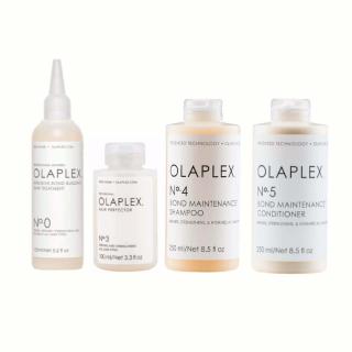 OLAPLEX Zestaw odbudowujący włosy No.0 Intensive Bond Builder + No.3 Hair Perfector + No.4 Bond Maintenance Szampon + No.5 Bond