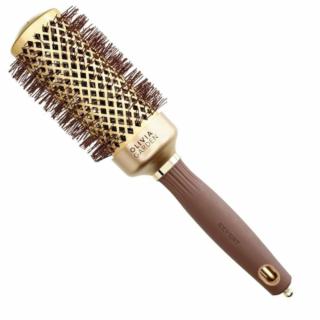 Olivia Garden Expert Blowout Shine Gold  Brown, Szczotka do modelowania włosów z jonizacją, 45mm